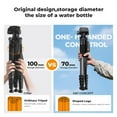thumbnail image 3 of K&F CONCEPT Camera Tripod, 75" Lightweight Portable Travel Outdoor DSLR Tripods for Camera Phone Video Recording Tripod Stand, Cellphone Clip for Smartphone Live Streaming Vlog, Dark Grey, 3 of 9