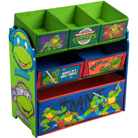 Teenage Mutant Ninja Turtles Multi-Bin Toy Organizer by Delta (Best Toy Organizer For Toddlers)