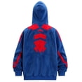 thumbnail image 4 of Mens Hoodies Unisex Novelty Superhero Mask Hoodie Full Zip Up Face Cover Sweatshirt Casual Fleece Costume, 4 of 4