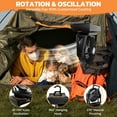 thumbnail image 5 of HOMEYA Camping Fan with Led Light,20000mAH Rechargeable Battery Powered Outdoor Tent Fans,Remote Control Timer Portable Fan Desk Fan, 5 of 9