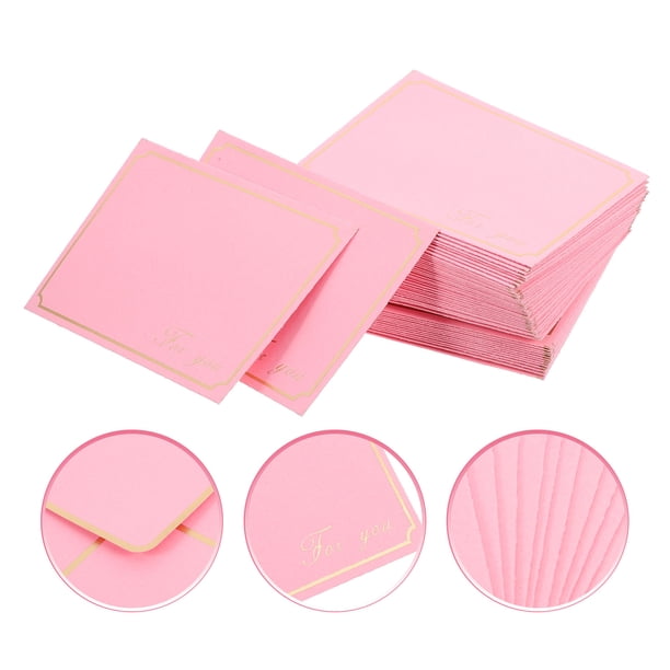 unbranded 50Ud Sobres Decorativos Rosas Multiusos Para Invitaciones Tarjetas Delicadas Y Portátiles