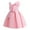 Pink, variant on Qudderr Flower Girl Tutu Dress Toddler Baby One-Shoulder Dress Solid Color Princess Dress for Kids Birthday Party Wedding Gown Size 2-10T