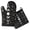 Black Gothic Sun, variant on Black Gothic Sun Moon Hand Pattern Kitchen Oven Mitt and Pot Holder Sets 2 Pcs for Baking, Cooking and Grilling, Heat Resistant Up To 392 °F