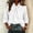 White, variant on Sevevn Women's Bow Tie Neck 3/4 Sleeve Loose Dressy Elegant Business Work Blouse Casual Tops 2026