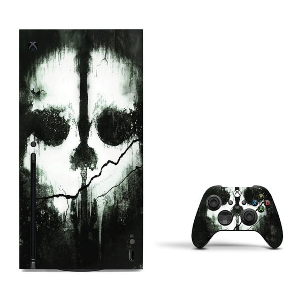 Vinyl Wrap Skin Ghost COD Compatible with X-Box Series X  2 Controller Skins