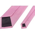 thumbnail image 4 of LAICAIW Men's Ties Solid Pure Color Plain Formal Black Ties For Men, 4 of 5