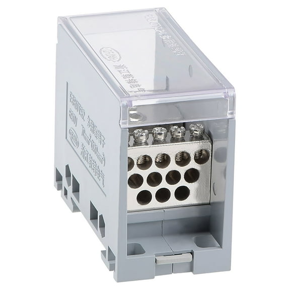 1 Input 12 Output 35mm DIN Rail Terminal Block Connectors, Distribution Block