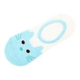 thumbnail image 1 of GDREDA Sock Slippers 1 | Ladies Socks with Cute Cat Pattern Design for Boat Footwear Green,One Size, 1 of 3