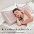 thumbnail image 5 of Ocean Starfish Body Pillow Cover 20 x 54 Inch Decorative Pillow Cover Summer Coastal Cartoon Geometric Pink Lumbar Pillowcase Seasonal Rectangle Cushion Case for Couch Sofa Bed Living Room, 5 of 9