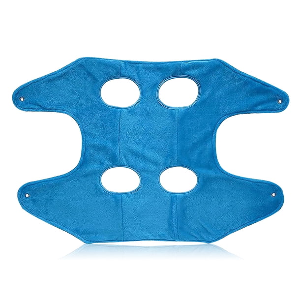 Greeniant Paño para el cuidado de mascotas, ayudante de hamaca, ganchos en forma de S, limas para Clip de uñas de animales medianos, Kit de bolsa de Suministros para perros Azul L Greeniant PT000593-04