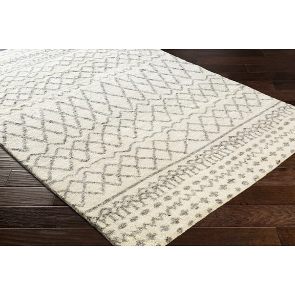 BoutiqueRugs Manquin Bohemian/Global Area Rug - Ivory, Taupe - 2' x 3'