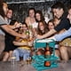 thumbnail image 5 of Cesta de cerveza plegable, portador de bebidas, verde menta, 5 of 5