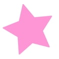 thumbnail image 2 of LiteMark Removable Pink 4 Inch Star Decals - Pack of 12, 2 of 5