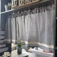 thumbnail image 2 of 1 Pack Kitchen Valances for Windows Farmhouse Valance Curtains Topper Country Rustic Bathroom Small Window Treatment Bohemian Decor, 2 of 5