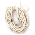 thumbnail image 2 of 3pcs 5mm Cordón de Natural shamjiam Cuerda Artesanía Rebordear Cuerda de Macramé 10M Cuerda de algodón, 2 of 9