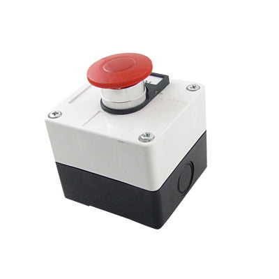 Red 10 Switch Box - Momentary Switch Red Push Button Station Control Box 660V