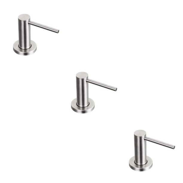 Dispensador de Jabón Líquido Wosthever para Fregadero de Cocina Acero Inoxidable Elegante