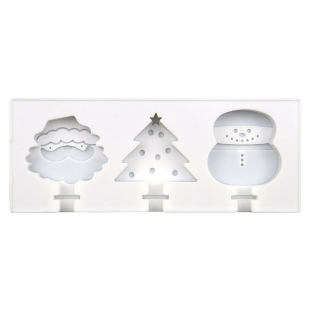 Washable Popsicles Mold Convenient Ice Cream Maker Christmas Theme Popsicles Maker