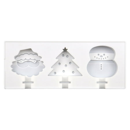 

Washable Popsicles Mold Convenient Ice Cream Maker Christmas Theme Popsicles Maker