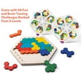 thumbnail image 7 of MeetYTOYS Wooden Puzzle Tangram Puzzle Blocks, Brain Teaser Party Game Geometric Shapes Jigsaw Block(Colorful), 7 of 7
