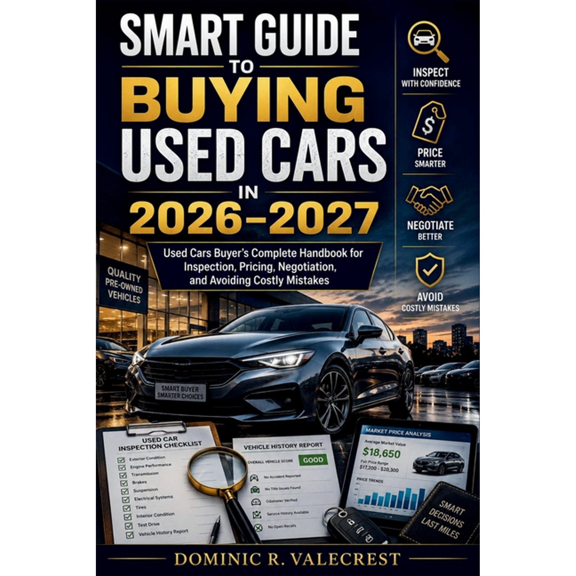 Smart Guide to Buying Used Cars in 2026-2027: Used Cars Buyer's Complete Handbook for Inspection, Pricing, Negotiation, , (Paperback)