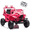 Pink, variant on Xuanlur 12V Dinosaur Ride on Toys, Electric Car for Toddlers 2-4 w/Parent Control, Ride on Car w/Lights, 4-Wheel Suspension, Music, Bluetooth, 2.49-3.11MPH, Simulated Animal Vehicle for Kids (Khaki)