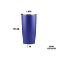 thumbnail image 3 of Vaso Termo Acero Inoxidable P/ Cafe 20oz Térmico Tapa Ce-t01 Control Expert, 3 of 10