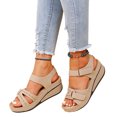 thumbnail image 1 of Sandalias Plataforma Zapatos Vestir Casuales Romano Con Correas Ajustables para Mujer, 1 of 9