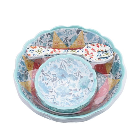 The Pioneer Woman Patchwork Medley 7-Piece Serving Bowl Set