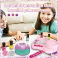 thumbnail image 5 of Nail Polish Kit Gift Set for Kids Girls Ages 6-12, Nail Art Studio for Girls Kids Nail Art Salon Set with Nail Dryer Nail Polish Glitter Gems Manicure Salon Gift for Sleepover Birthday Christmas, 5 of 8