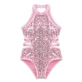 thumbnail image 3 of Alvivi Kids Girls Ballet Dance Gymnastics Leotard Sparkly Sequins Jumpsuit, 3 of 7