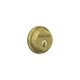 thumbnail image 1 of SCHLAGE Lock Company - Cerrojo de seguridad de un solo cilindro, lat&oacute;n satinado (B60 N 608) SCHLAGE NA, 1 of 7