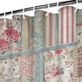 thumbnail image 3 of Pioneer Flower Floral Print Pattern Shower Curtain 72"x72" ,Bathroom Decorative Shower Curtains Set with 12 Hooks,Modern Waterproof Washable Shower Curtain, 3 of 6