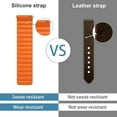 thumbnail image 2 of Correa de reloj magnética, correa de silicona para reloj inteligente de liberación rápida, 0.787 in, 0.866 in, para Galaxy Watch 1.654 in, 1.811 in, Gear S2 S3 Classic Frontier Active 2 1.575 in, 2 of 7