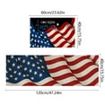 thumbnail image 3 of SLYNSHome 4th of July Decorative Kitchen Mats Set of 2Pcs,Kitchen Rugs American Flag Red White Blue Kitchen Runner Mat & Rug for Floor Patriotic Home Decor, 3 of 6