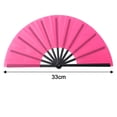 thumbnail image 7 of sunsanly Folding Fan Pure Color Strong Fan Bone Lightweight Retro Style Kung Fu Fan Tai Chi Fan Chinese Dance Fan Party Decoration Fan, 7 of 7