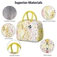 thumbnail image 4 of Flower Lunch Bag for Women Men Reusable Insulated Lunch Bags, Leakproof Cooler Food Lunch Tote Bag, Large Capacity Lunch Box for Work School Travel Picnic, 4 of 7