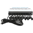 thumbnail image 5 of Pyle 19-Outlet 1U Rackmount PDU Power Distribution Unit - 15 Amp Surge Protector - USB Charging Port - Ground Lift - Circuit Breaker - 15FT Cord - 3, 5 of 5