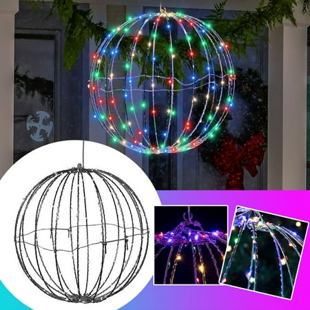 

front yard decorations outdoor decoration lights Night Light for Kids Girls Teenager Kids 20CM Sphere Glowing Display-Christmas Ornaments Holiday Christmas Party Decorations