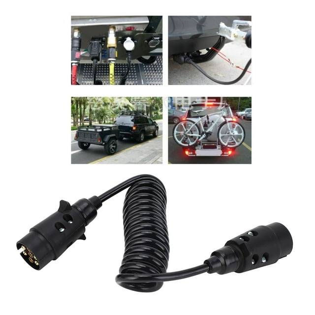 Cable de Bobina de Remolque, 12v de 24 V de metal TPU TPU Remolque Inscormado Wear Impermable 7 Nús para Barcos