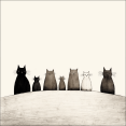 thumbnail image 1 of Minimalist Cat Magic - Peinture Diamant DIY, 1 of 6