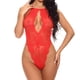 thumbnail image 5 of Camisón de encaje de mujer Sexy Body Lencería Ropa interior Ropa de dormir, Rojo, M tholdsy XX000075-07, 5 of 7