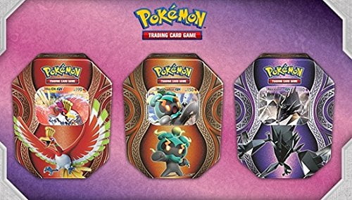 Pokemon TCG Set of 3 Mysterious Powers Tins Necrozma Ho-Oh Marshadow 2017 
