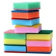 thumbnail image 2 of 20 Cleaning Scrub Sponges Scouring Dish Pads Kitchen Sink Bathroom Heavy Duty, 2 of 3