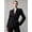 Black, variant on Chic Cut-Out Blazer Jacket