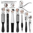 thumbnail image 4 of Professional Pedicure Tool Set Foot Care Kit Stainless Steel Foot File, 4 of 5