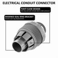 thumbnail image 5 of HOT 20 Pcs Conduit Connectors, 1/2 Inch Liquid Tight Connector NPT Non-Metallic for PVC Electrical Flexible Fittings, 5 of 8