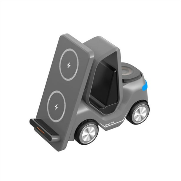 Cargador Inalámbrico para Montacargas Pequeño, Estación de Carga Rápida , Base de Carga de Alta Velocidad para Teléfono Celular. B
