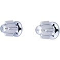 thumbnail image 1 of Central Brass 0905 0.5 in. Two Handle Valve Set - Polished Chrome, 1 of 1