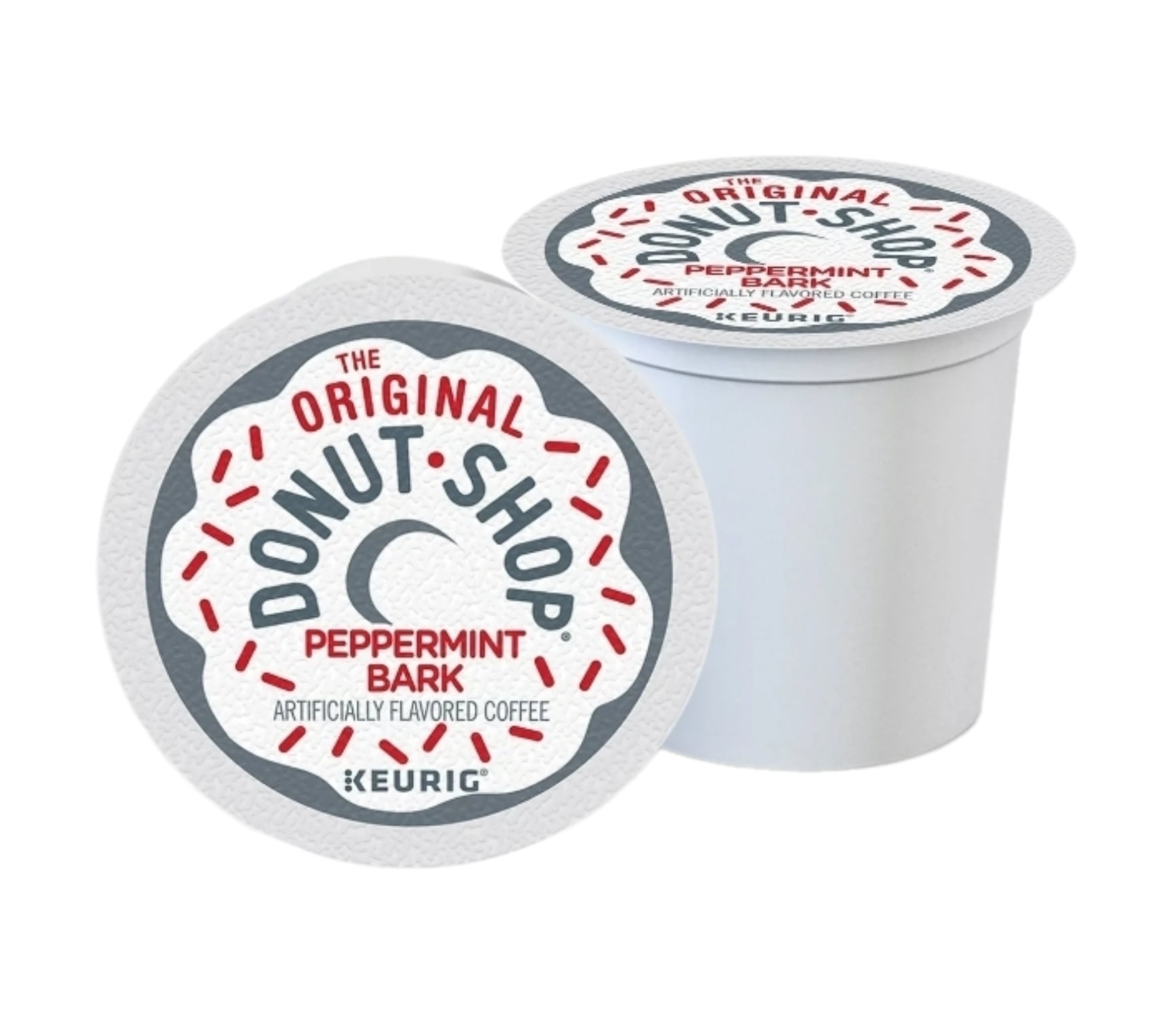 The Original Donut Shop Peppermint Bark Light Roast Coffee K Cup Pods, 48 K Cups Total